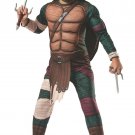 Rubies Teenage Mutant Ninja Turtles Deluxe Muscle-Chest Raphael Costume, Medium
