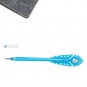 Gel Pens - Peacock Feather Pattern Colored Gel Ink Pen with Diamond Tip, VANZ...