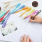 Gel Pens - Peacock Feather Pattern Colored Gel Ink Pen with Diamond Tip, VANZ...