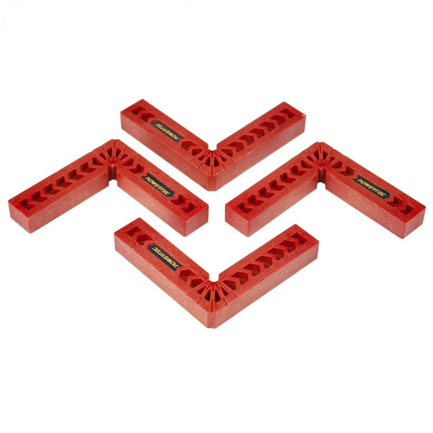 POWERTEC 71124 4" Positioning Squares (4 Pack) 4-Inch