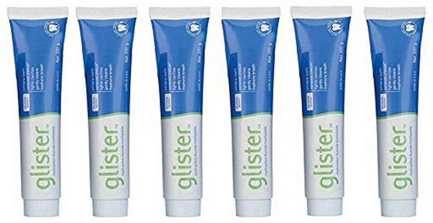 Glister Multi-action Fluoride Toothpaste 6.75 ounce. (6-pack)