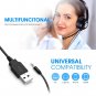 Vtin Headset with Microphone, USB Headset/ 3.5mm Computer Headphone Headset N...