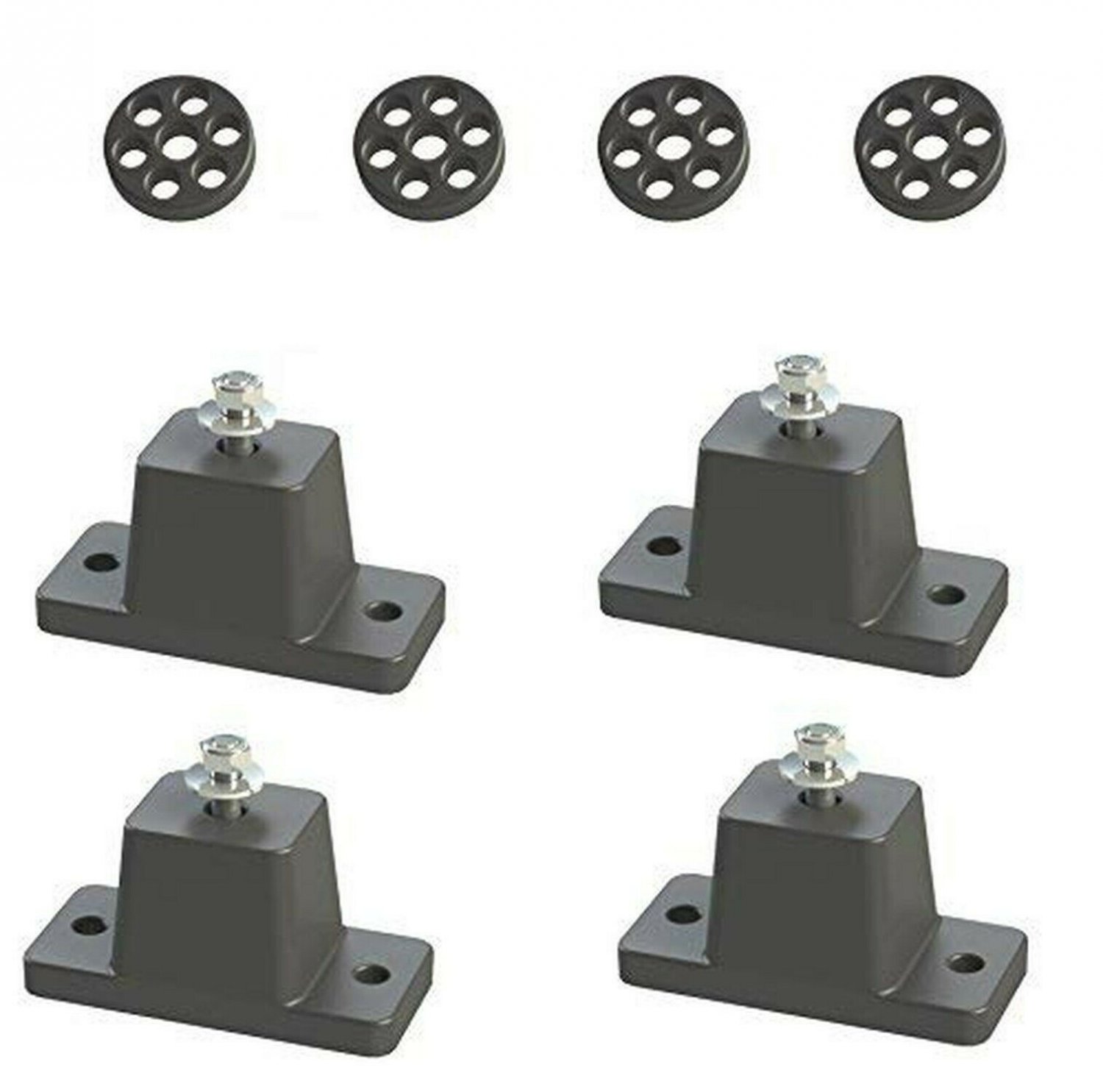 Anti-Vibration Shock Absorbing Rubber Mounting Bracket for Ductless Mini Spli...