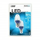 Feit Electric BPC7/B/LED LED Replacement Night Light , Blue 2-Pack