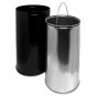 Genuine Joe Push Open Round Top Receptacle