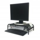 Mind Reader MESHMONSTA-BLK Metal Mesh Monitor Stand and Desk Organizer with D...