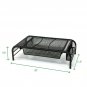 Mind Reader MESHMONSTA-BLK Metal Mesh Monitor Stand and Desk Organizer with D...