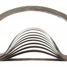 Hardin HPG60-10 1-1/2" x 30" Aluminum Oxide Sanding Belt, 60 Grit, 10 Pack