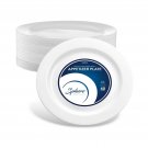 SPHERE PARTY PLATES/APPETIZER PLATES | 7 Inch Plastic Plates for Dessert Etc....