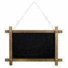 Rustic Framed Hanging Chalkboard Sign with Magnetic Chalk Board Surface, Comp...