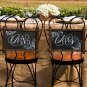 Rustic Framed Hanging Chalkboard Sign with Magnetic Chalk Board Surface, Comp...