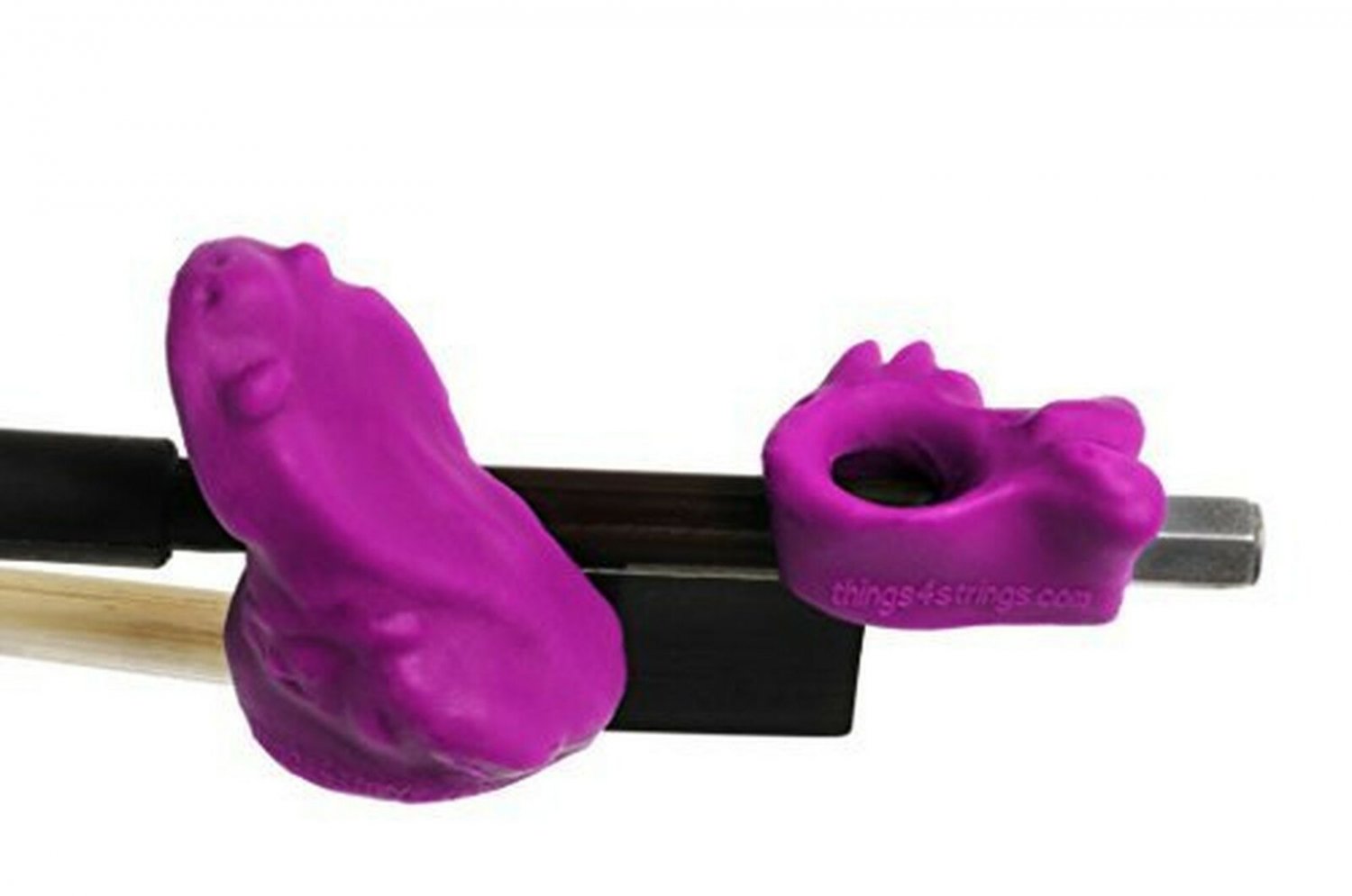 Purple Raspberry 2-Piece Set: Things 4 Strings Bow Hold Buddies Violin/Viola ...