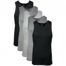 Gildan Men's A-Shirts Multipack XX-Large Grey/Black 4