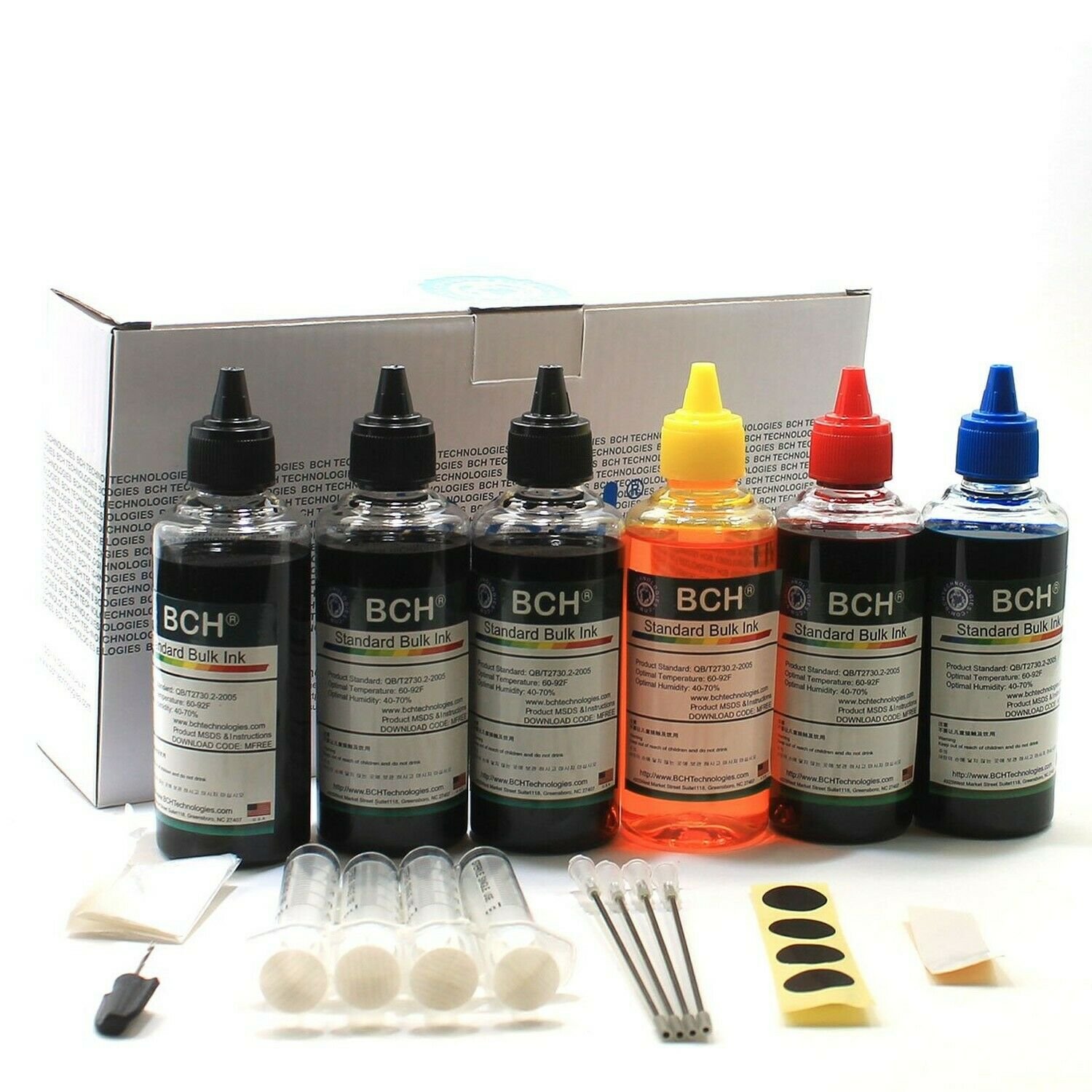 Printer Ink by BCH - to Refill All CAN Printers: Pixma MG PG 240 243 245 CL 2...