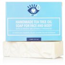 Tea Tree Oil Face Soap and Eyelid Scrub for Support of Eyelid Irritation, Itc...