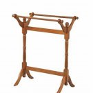 Powell Oak Blanket/Quilt Rack 25"L x 16.5"W x 32.5"H Nostalgic Oak