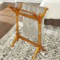 Powell Oak Blanket/Quilt Rack 25"L x 16.5"W x 32.5"H Nostalgic Oak