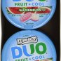 Ice Breakers Duo Fruit + Cool Watermelon Flavor Sugar Free Mints 8-1.3 Oz Tins