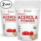 Pure USDA Organic Acerola Cherries Extract, Natural and Organic Vitamin C Pow...