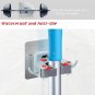 FlePow Broom Holder Wall Mount - Mop Broom Holder Gripper Self Adhesive Remov...