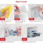 FlePow Broom Holder Wall Mount - Mop Broom Holder Gripper Self Adhesive Remov...