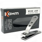 Kohm CP-240L Straight Edge Toe Nail Clippers for Thick Toenails, Strong Large...