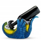 True 5301 Polyresin Parched Parrot Bottle Holder, Blue, Yellow, and Black