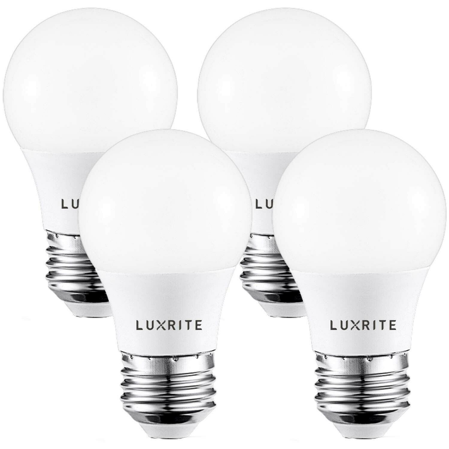 Luxrite A15 LED Light Bulb, 40W Equivalent, 5000K Daylight White, Dimmable, 4...
