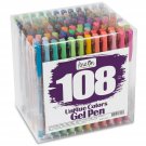 Lineon 108 Colors Gel Pens Set, Gel Pen for Adult Coloring Books Journals Dra...