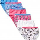 Fruit of the Loom Girls' Little 6pk Assorted Brief Little Girls 2T / 3T