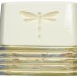 Creative Bath Products Dragonfly Toothbrush Holder Beige/White