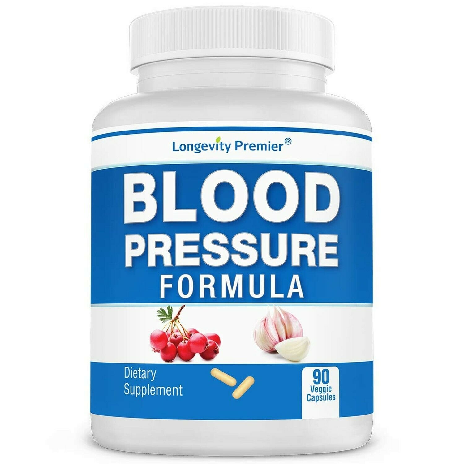Longevity Blood Pressure Formula - Scientifically formulated with Natural Her...