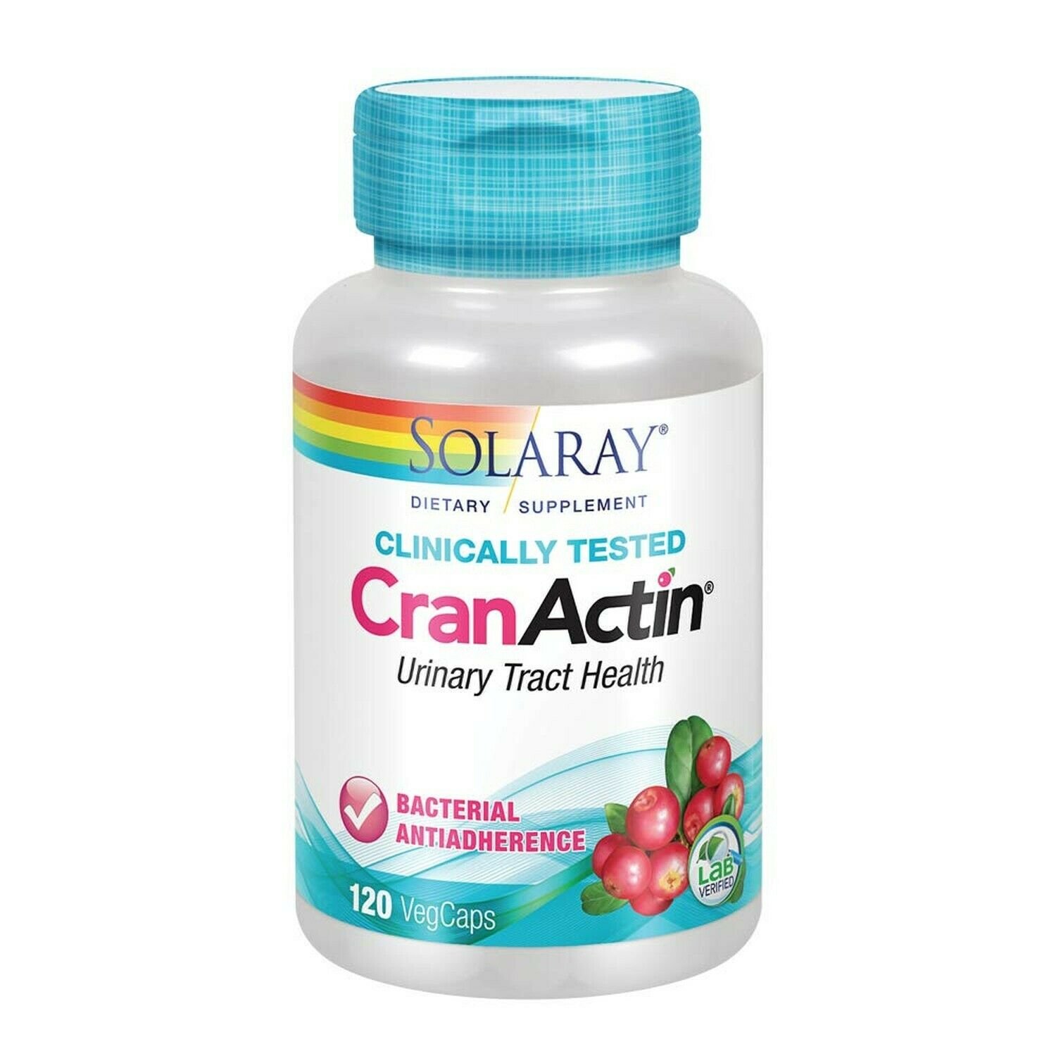 Solaray CranActin Cranberry Extract Bacterial Anti-Adherence Formula | Health...