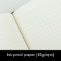 Leuchtturm1917 Medium A5 Squared Hardcover Notebook (Black) - 249 Numbered Pa...