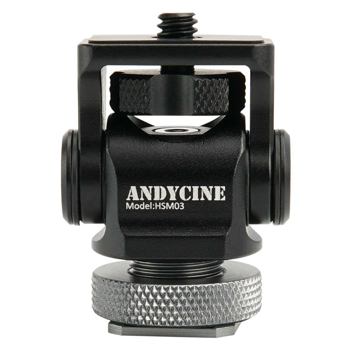 ANDYCINE Mini Hot Shoe Stand Monitor Mount Vlogger Original Mount 176 Degree ...
