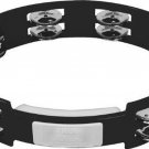 RhythmTech TC4010 10-Inch True Colors Tambourine, Black 10"
