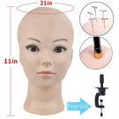 Professional Cosmetology Bald Mannequin Head Manikin Model Doll Head for Make...