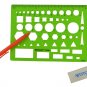 Westcott Technical Drawing Template (T-816), Green