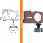 USA GEAR Handlebar Action Camera Mount with Tripod Screw and Action Style Mou...