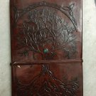 Refillable Leather Journal Writing Notebook, Antique Handmade Leather Bound D...