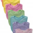 Neat Solutions 8 Pack Multi-Color Solid Knit Terry Feeder Bib, Girl 8 Count