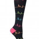 Nurse Mates Women's 12-14 Mmhg Compression Trouser Sock Ekg