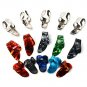 ULTNICE 15pcs Finger Pick Thumb Pick Set Guitar Picks with 15 Grid Case Stora...