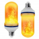 CPPSLEE - LED Flame Effect Light Bulb - 4 Modes with Upside Down Effect -2 Pa...
