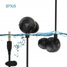 Waterproof Earbuds IPX8 Swimming Earphones in-Ear Headphones with Stereo Audi...