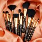 Docolor Makeup Brushes Set - 12 Pcs Skull Printed Goth Make Up Brushes Founda...
