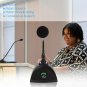 Desktop Gooseneck Wired Microphone System - Table Mounted Corded Voice Conden...