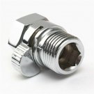 Malida Shower Head Shut-Off Valve Ball Valve 1/2-Inch NPT (Chrome) Chrome