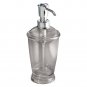mDesign Plastic Bathroom Vanity Countertop Accessory Set - Includes Refillabl...