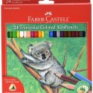 Faber Castell Triangular Colored EcoPencils - 24 Count